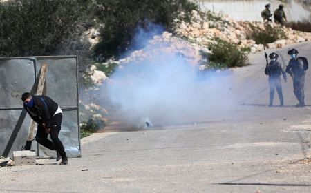 Two Palestinians injured as occupation forces attack weekly Kafr Qaddum protest