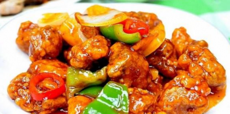 اكل صيني الدجاج الصيني بالخضار